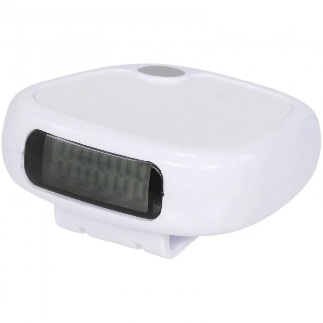 Track-fast pedometer step counter with LCD display