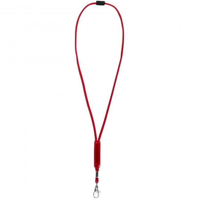 Landa lanyard with adjustable strip