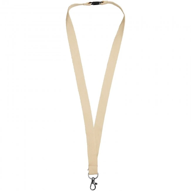 Dylan cotton lanyard with safety clip