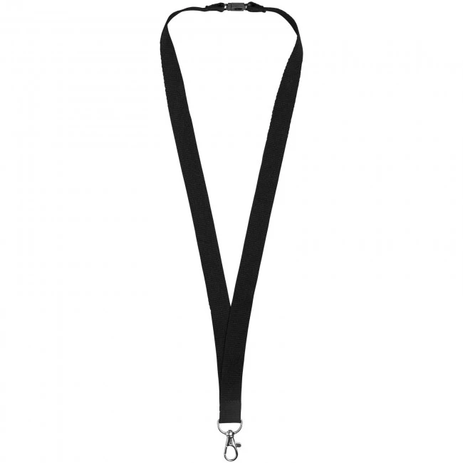 Dylan cotton lanyard with safety clip