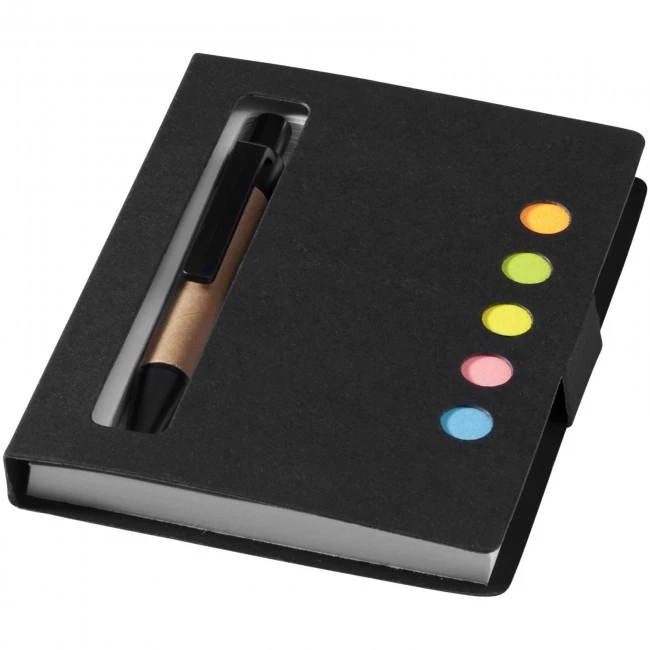 Reveal coloured sticky notes booklet with pen