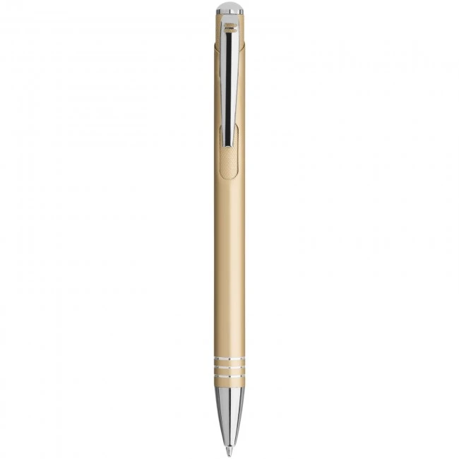 Izmir ballpoint pen with knurled pusher