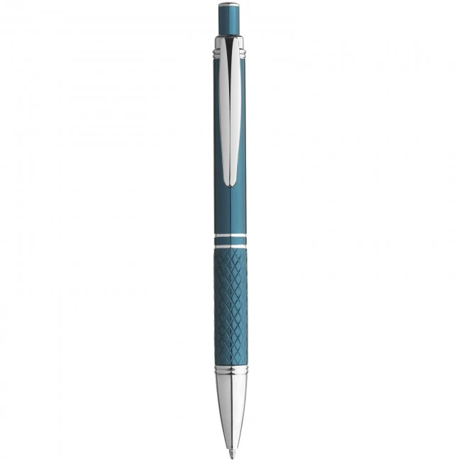 Jewel ballpoint pen with knurled grip