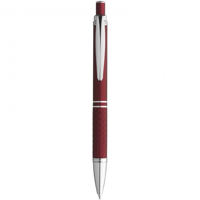 Jewel ballpoint pen with knurled grip