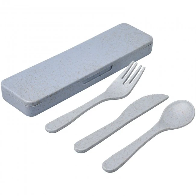 Bamberg bamboo fiber cutlery set