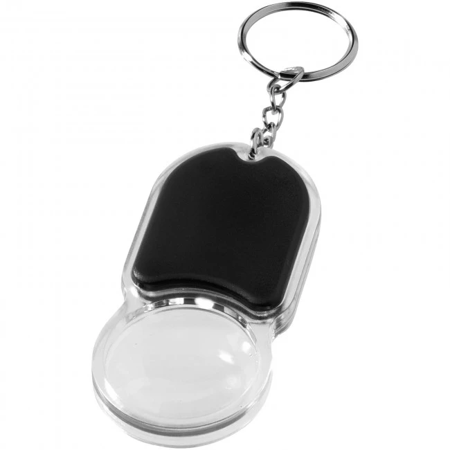 Zoomy magnifier keychain light