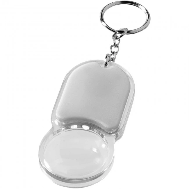 Zoomy magnifier keychain light