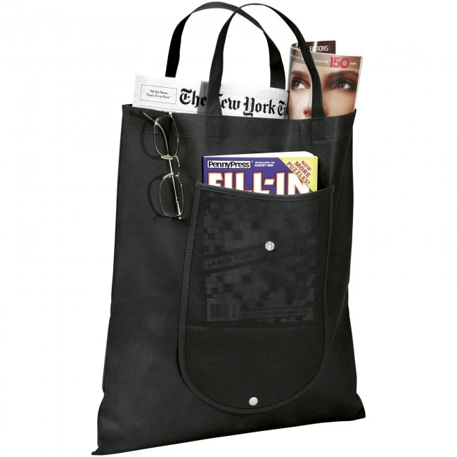 Maple non-woven foldable tote bag