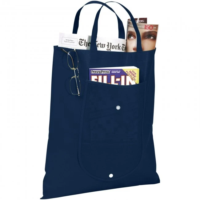 Maple non-woven foldable tote bag