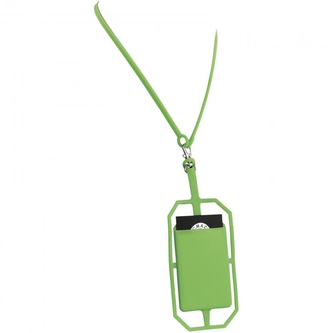 Fort-rock silicone RFID card older with lanyard