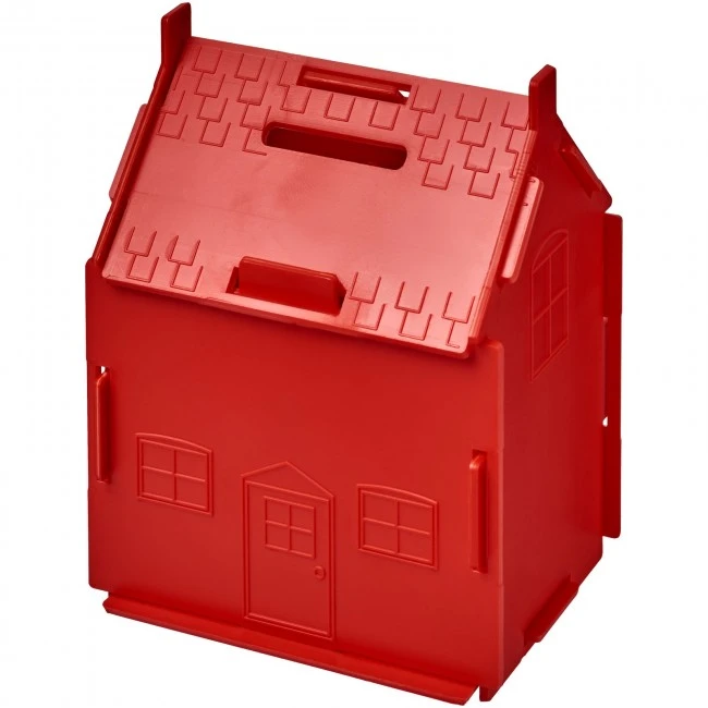 Uri house-shaped plastic money container