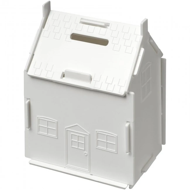 Uri house-shaped plastic money container