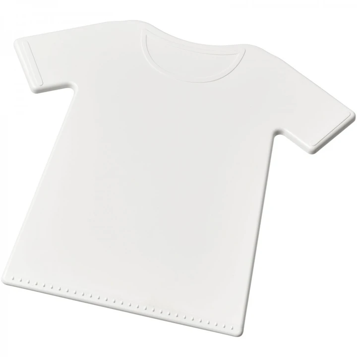 Brace t-shirt shaped ice scraper