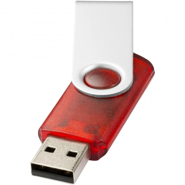 Rotate-translucent 2GB USB flash drive