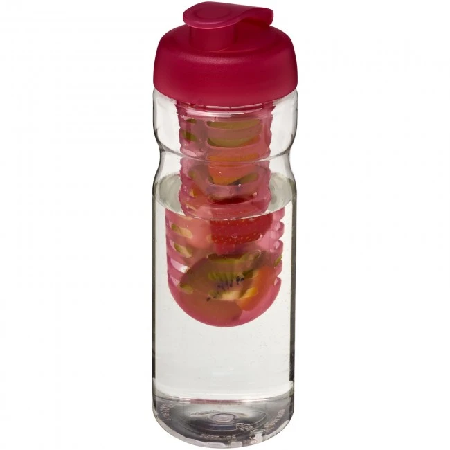 H2O Base® 650 ml flip lid sport bottle & infuser