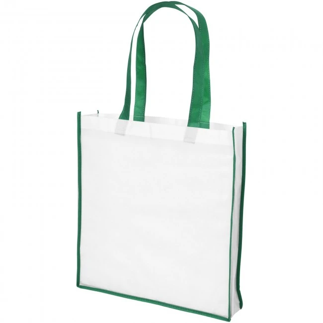 Contrast large non-woven shopping tote bag