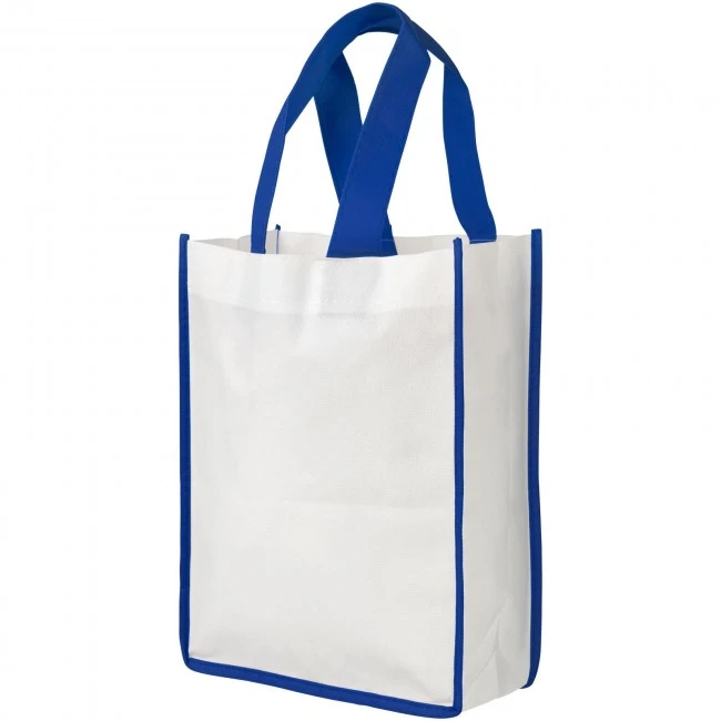 Contrast small non-woven shopping tote bag