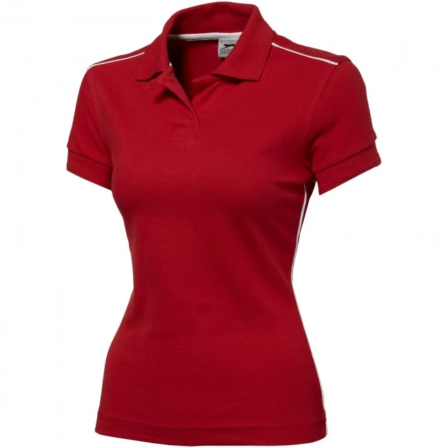 Backhand short sleeve ladies polo