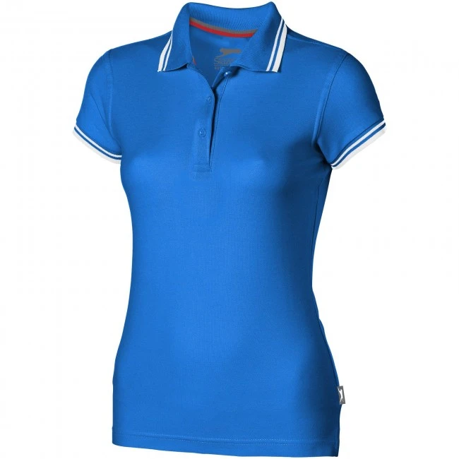 Deuce short sleeve women's polo with tipping