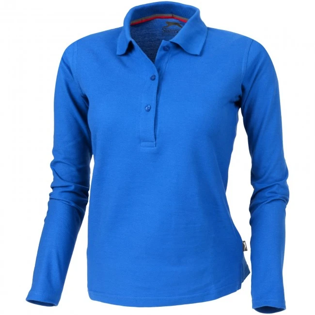 Point long sleeve women's polo