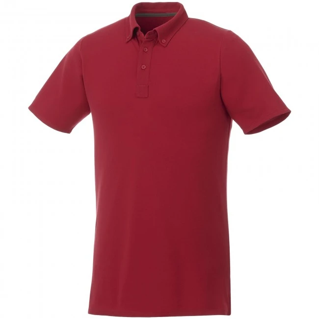 Atkinson short sleeve button-down men's polo