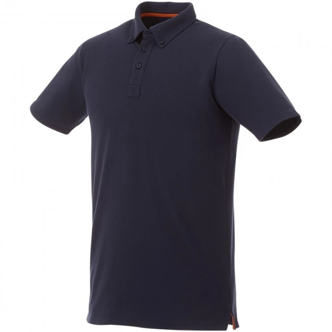 Atkinson short sleeve button-down men's polo