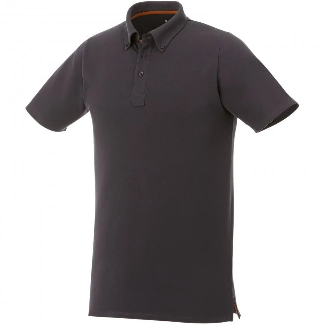 Atkinson short sleeve button-down men's polo