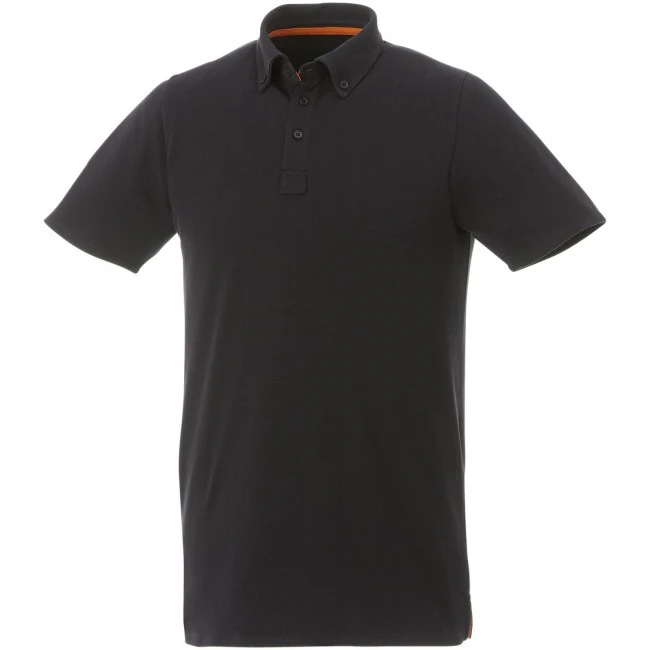 Atkinson short sleeve button-down men's polo