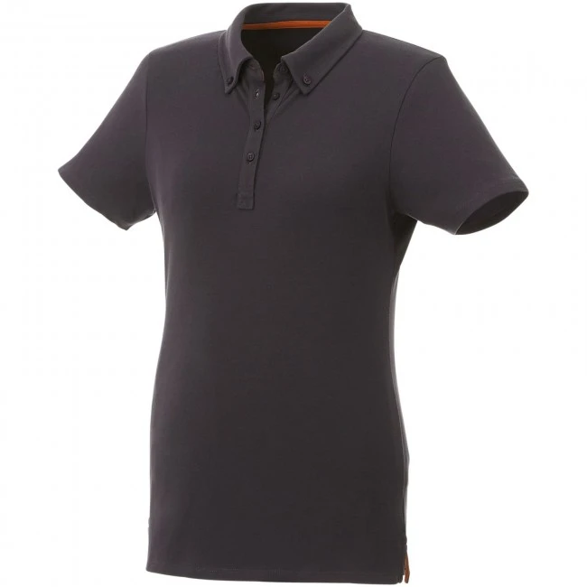 Atkinson short sleeve button-down women's polo