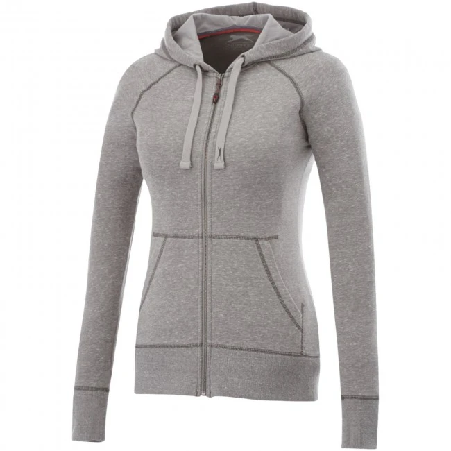 Groundie full zip ladies hoodie