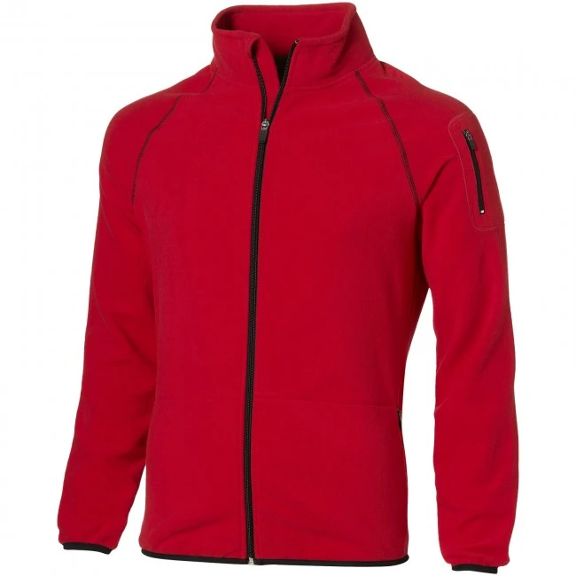 Drop shot full zip micro fleece jacket