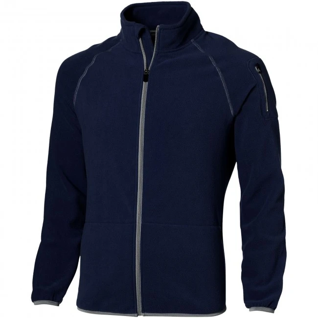 Drop shot full zip micro fleece jacket