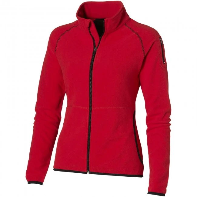 Drop shot full zip micro fleece ladies jacket