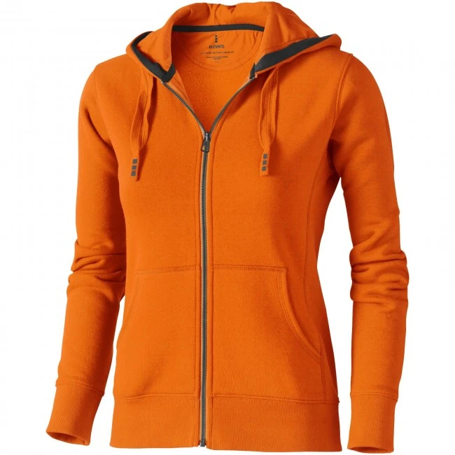 Arora hooded full zip ladies sweater