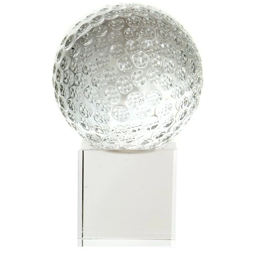 Crystal 50mm Golf Ball Award