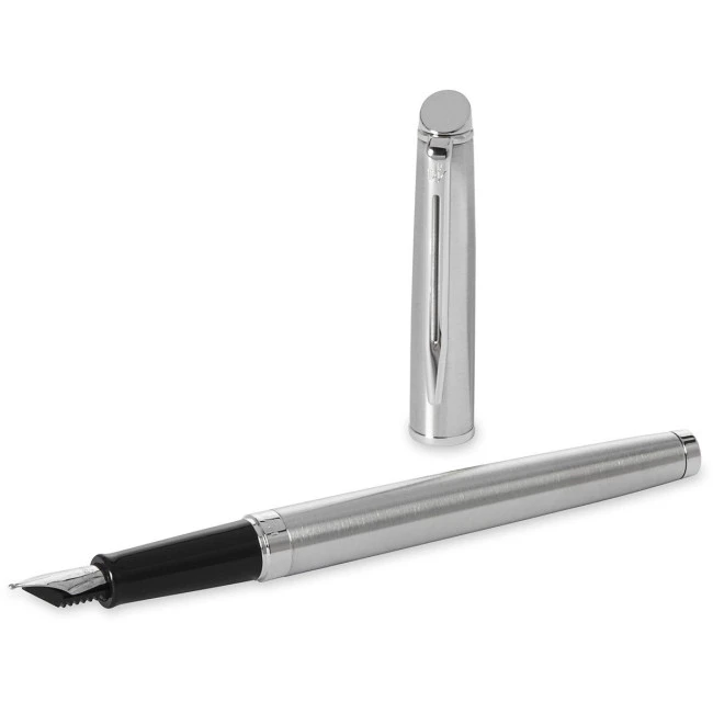 Waterman stainless steel fountain pen