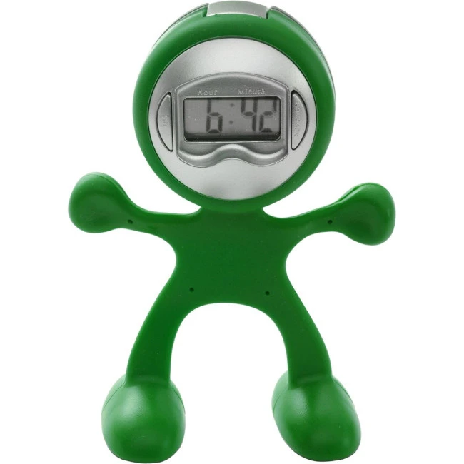 Sport-man clock with alarm