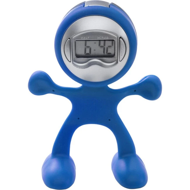 Sport-man clock with alarm