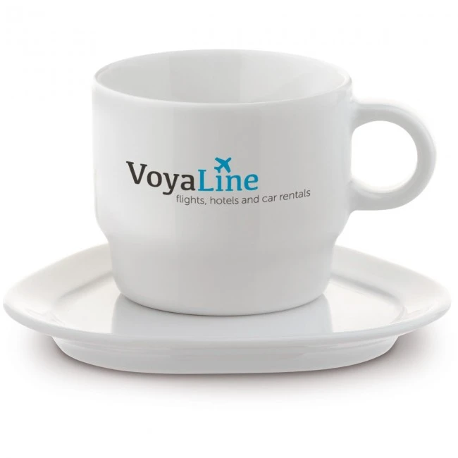 Satellite, cup & saucer triangle 180ml