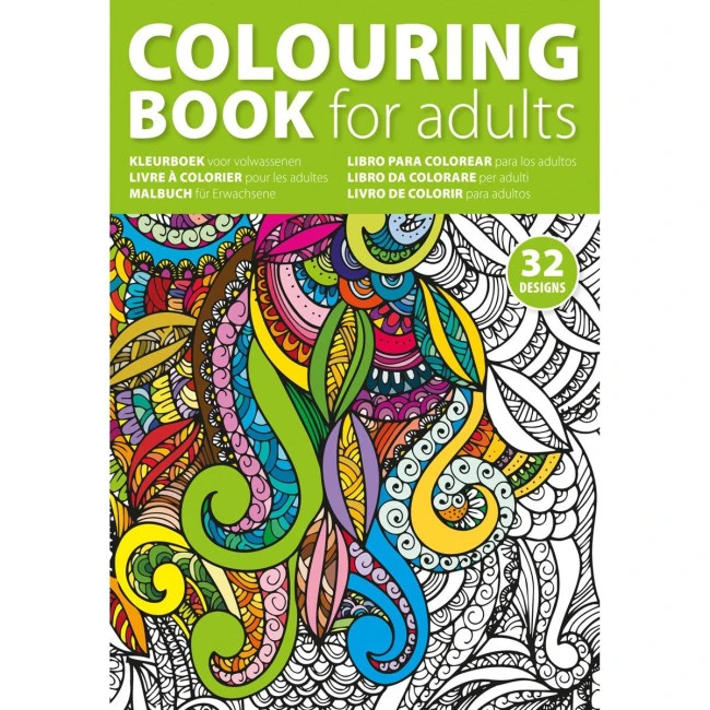 Adult's colouring book.