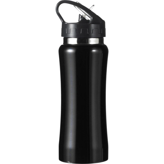 Stainless steel single walled drinking bottle 600ml