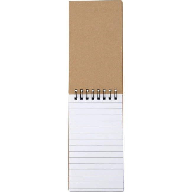 Notebook with sticky notes