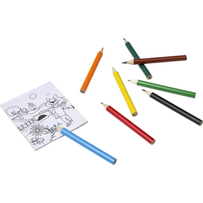 Pencils & Colouring Sheets Set