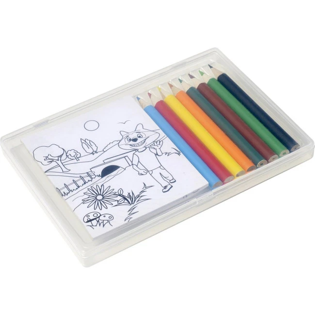 Pencils & Colouring Sheets Set