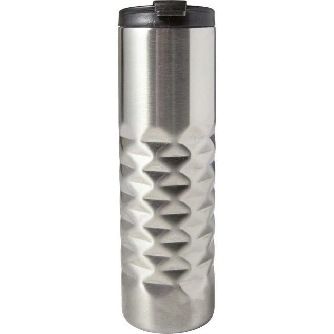 Stainless steel double walled thermos mug 460ml