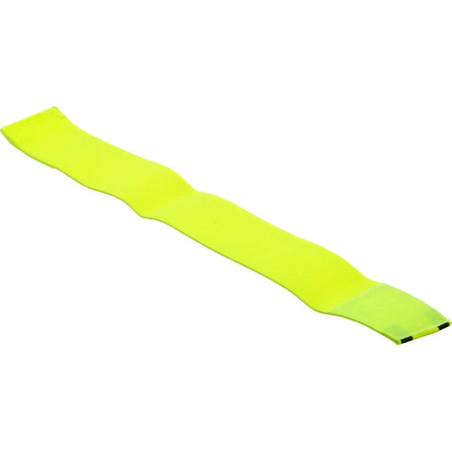 Arm band with reflective stripes