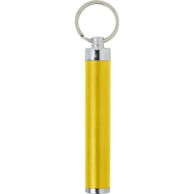 LED flashlight with keyring