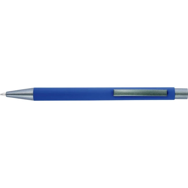 Ballpen with rubber finish