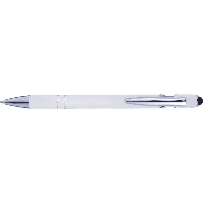 Ballpen with rubber finish