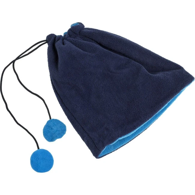 Fleece neck warmer and beanie.